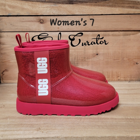 Women's UGG Classic Clear Mini Boots size 7 - Picture 1 of 6